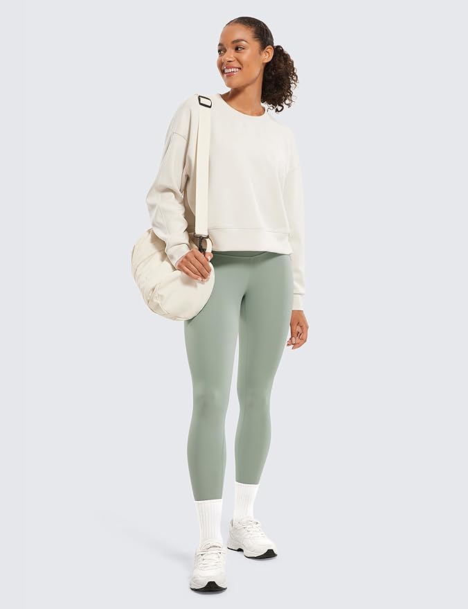 CRZ YOGA Butterluxe Yoga Leggings 25" - High Waisted Buttery Soft Womens Workout Lounge Pants