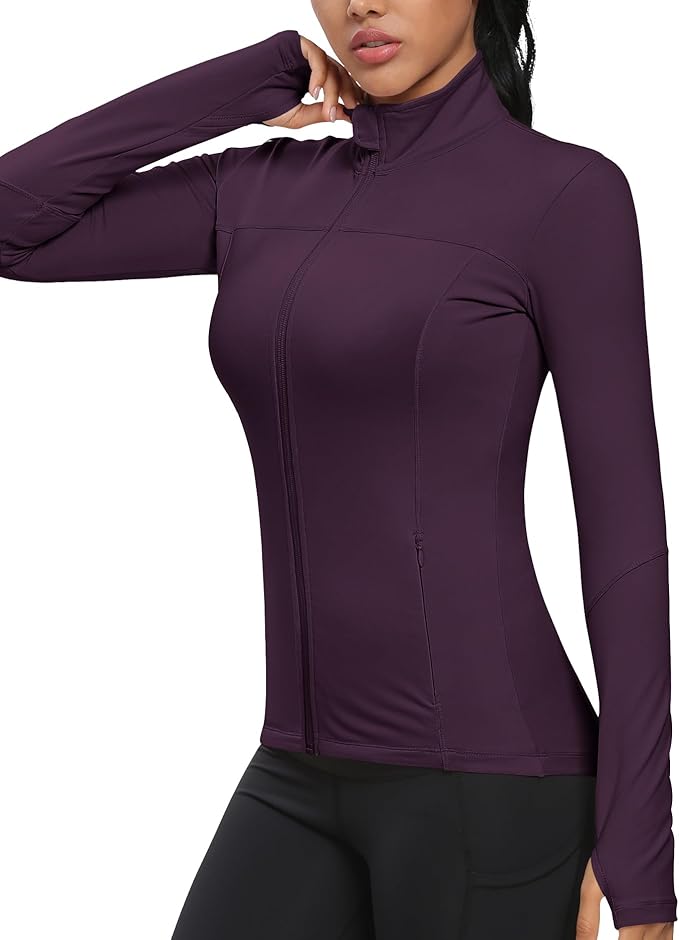 GYM RAINBOW Workout Jackets for Women Athletic Jacket Spring Running Yoga Jackets