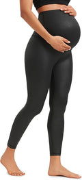 CRZ YOGA Butterluxe Maternity Leggings 25" - Over The Belly Buttery Soft Workout Activewear Yoga Womens Pregnancy Pants