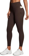 CRZ YOGA Butterluxe Workout Leggings Pockets 25'' - High Waisted Gym Womens Yoga Pants Buttery Soft