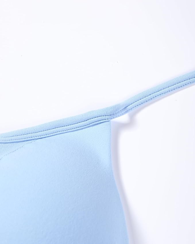 AUROLA Influence Strappy Bra Sports Bras for Women, Backless Padded Impact Strappy Bra Workout Gym Yoga with Removable Cups