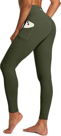 IUGA High Waist Yoga Pants with Pockets, Leggings for Women Tummy Control, Workout Leggings for Women 4 Way Stretch