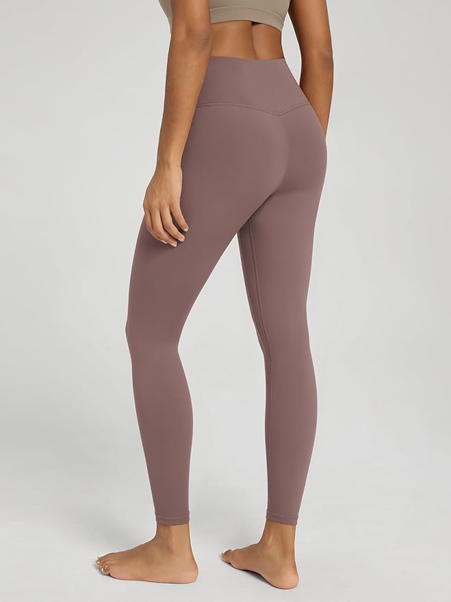 ODODOS Women's Cross Waist Yoga Leggings with Inner Pocket, 23"/25"/28" Gathered Crossover Workout Yoga Pants
