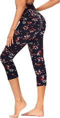 GAYHAY High Waisted Capri Leggings for Women - Soft Slim Yoga Pants for Running Cycling Workout