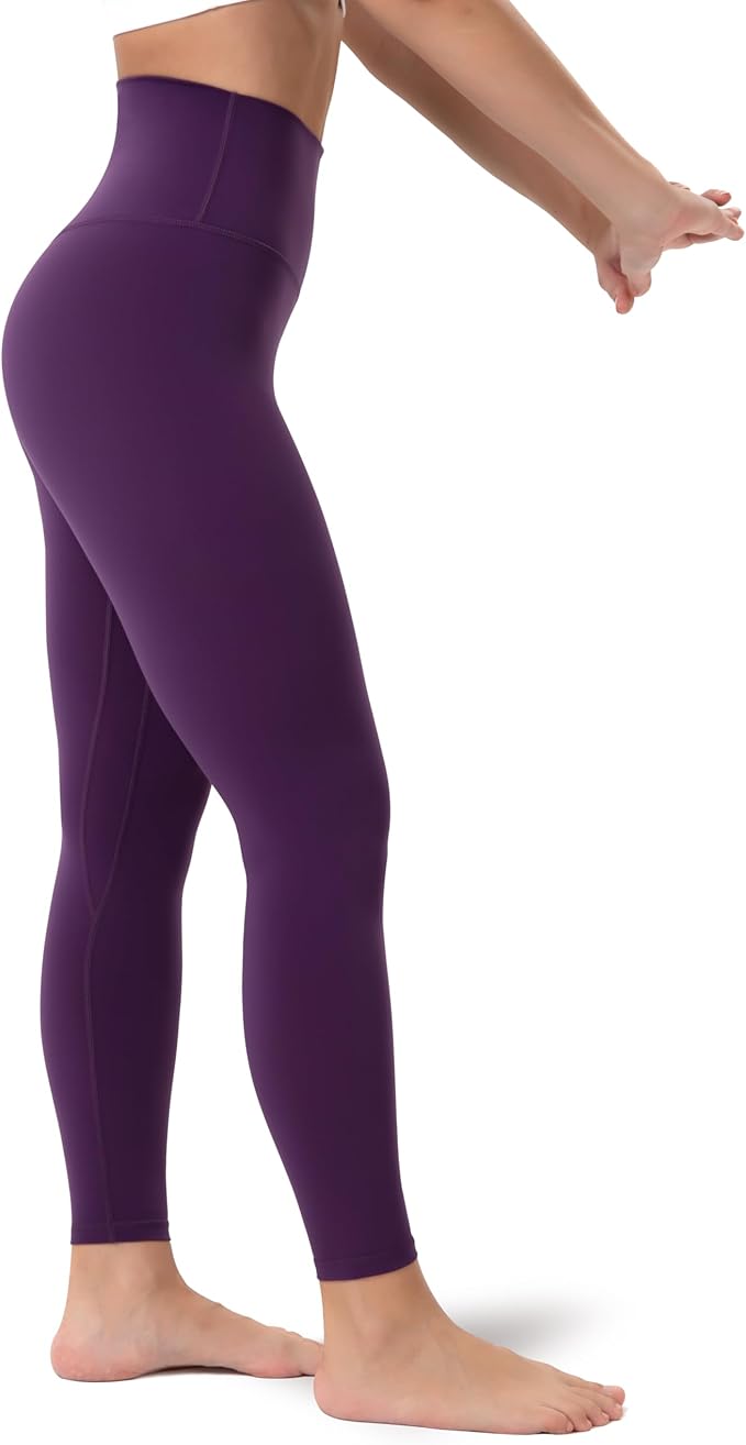 YUNOGA Women's Ultra Soft High Waisted Seamless Leggings Tummy Control Yoga Pants