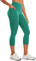 CRZ YOGA Butterluxe Workout Capri Leggings Pockets 21" - High Waisted Gym Athletic Womens Crop Yoga