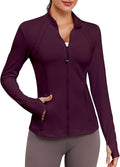 VUTRU Women Athletic Jacket Fitted Workout Running Zip Up Track Coat Layer with Thumb Holes Pockets for Yoga Gym Travel