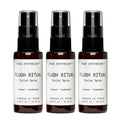 Muse Apothecary Flush Ritual - Aromatic & Refreshing Toilet Spray, Use Before You Go, Infused with Natural Essential Oils - Coconut + Sandalwood - Travel Size Mini Collection, 0.45 oz, 3 Pack