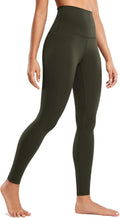 CRZ YOGA Butterluxe Super High Waist Leggings 28" - Full Length Buttery Soft Womens Yoga Pants Over Belly