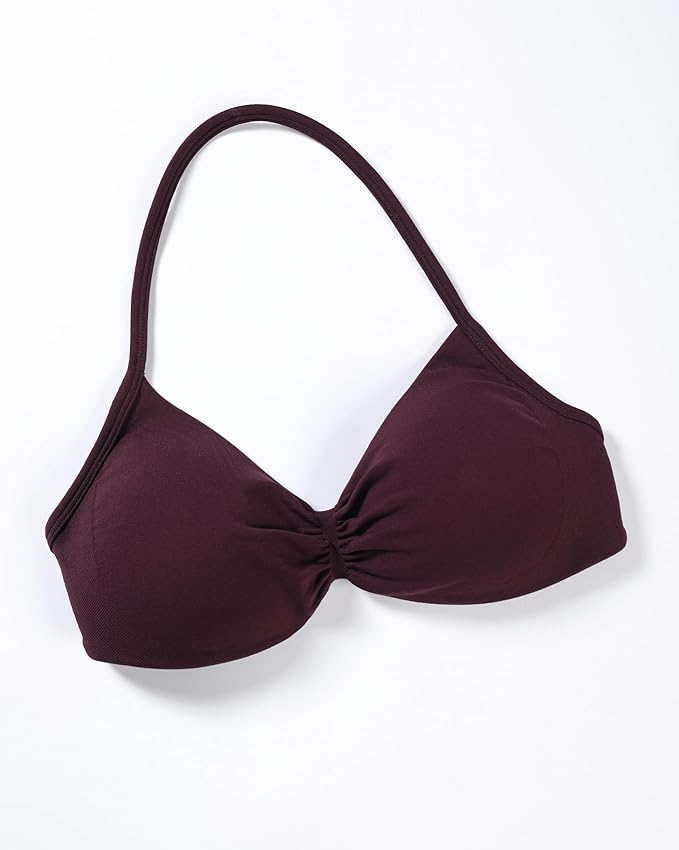 AUROLA Influence Strappy Bra Sports Bras for Women, Backless Padded Impact Strappy Bra Workout Gym Yoga with Removable Cups