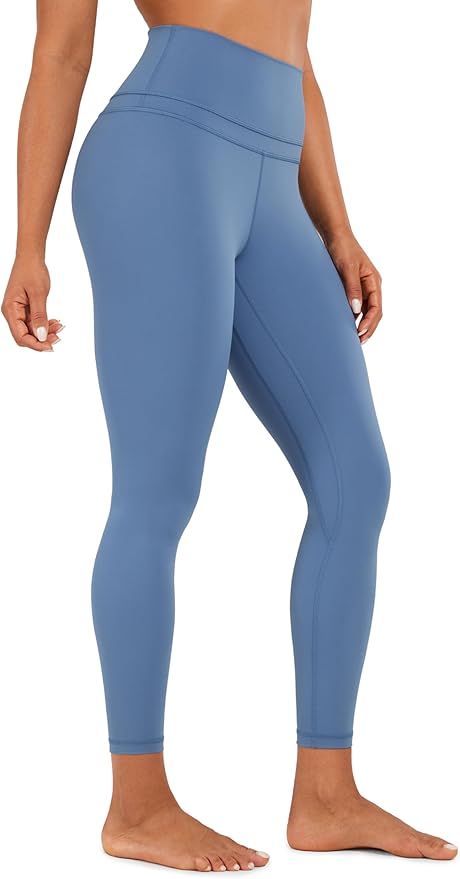 CRZ YOGA Naked Feeling Workout Leggings 25'' - High Waist Yoga Training Tight Womens Pants