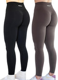 AUROLA Workout Leggings for Women Seamless Scrunch Tights Tummy Control Gym Fitness Girl Sport Active Yoga Pants