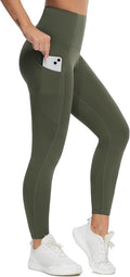 Dragon Fit High Waist Yoga Leggings with 3 Pockets,Tummy Control Workout Running 4 Way Stretch Yoga Pants