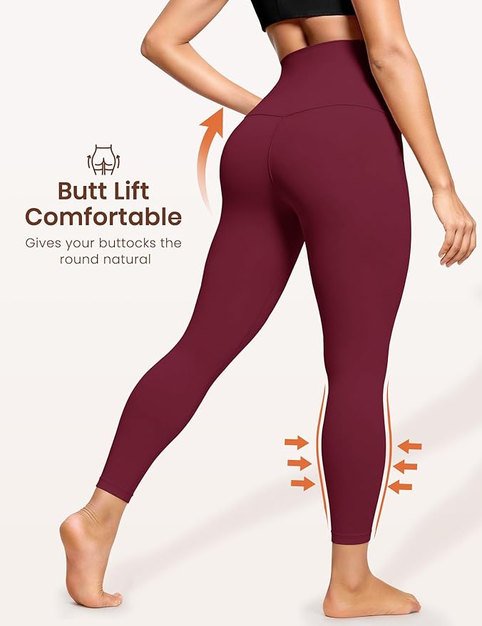 Laite Hebe Leggings for Women - High Waisted Full Length Buttery Soft Yoga Pants for Workout Athletic Daily