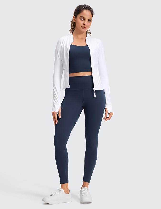 CRZ YOGA Butterluxe Yoga Leggings 25" - High Waisted Buttery Soft Womens Workout Lounge Pants