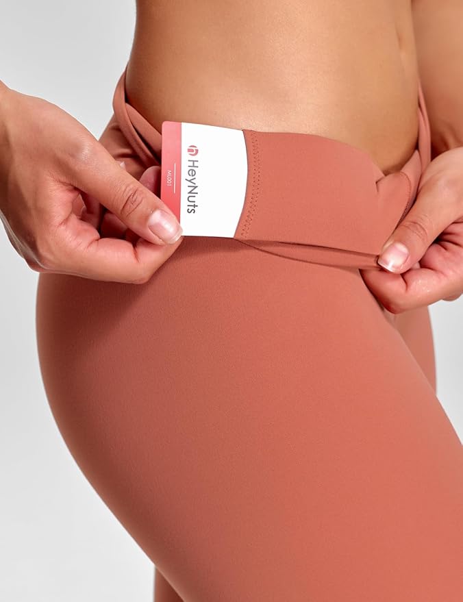 HeyNuts Yoga Pro Leggings 25'', Light to Medium Support, Buttery Soft 7/8 Lounge Yoga Pants