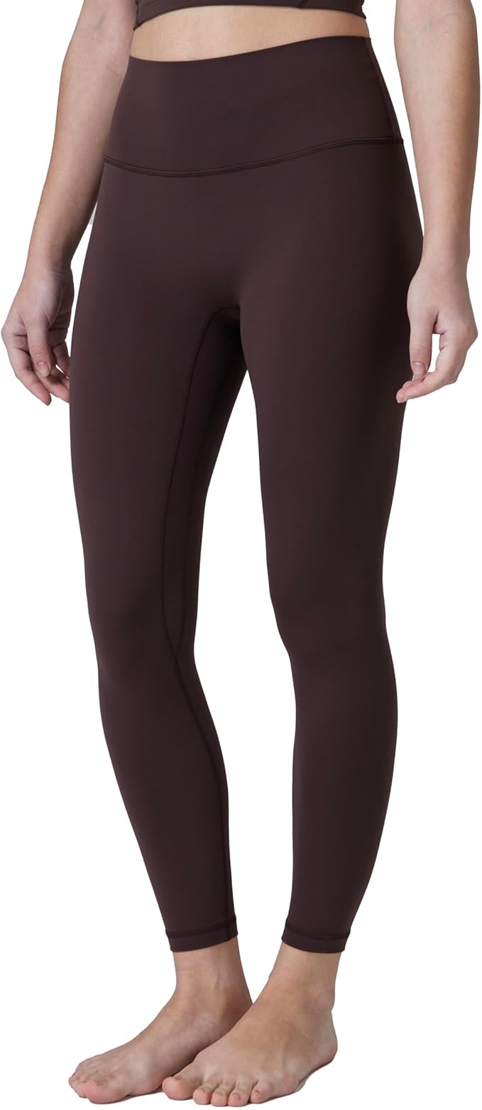 Colorfulkoala Dreamlux No Front Seam Leggings for Women 25"/28" Inseam, High Waisted Buttery Soft Yoga Pants
