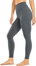 CRZ YOGA Brushed Naked Feeling Workout Leggings 25" - High Waisted Gym Compression Tummy Control Womens Yoga Pants