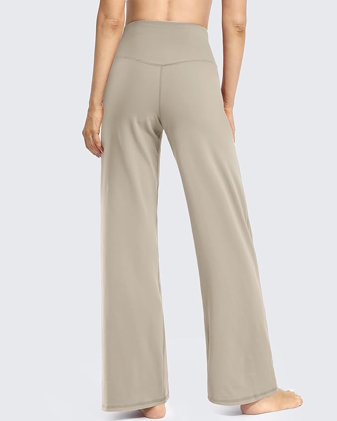 Promover Wide Leg Pants Woman Yoga Pants with Pockets Stretch Loose Casual Lounge Sweatpants Petite/Regular/Tall