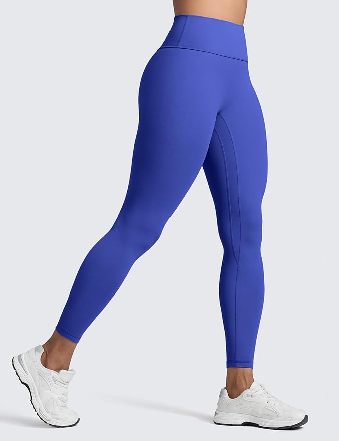 CRZ YOGA Secretsculpt Butterlift Workout Leggings 25" - No Front Seam High Waisted Womens Yoga Pants Booty Scrunch Butt