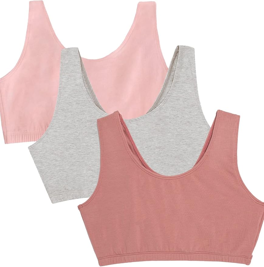 Fruit of the Loom Women's Cotton Tank Bra for Women - Ultimate Comfort & Breathable Fit