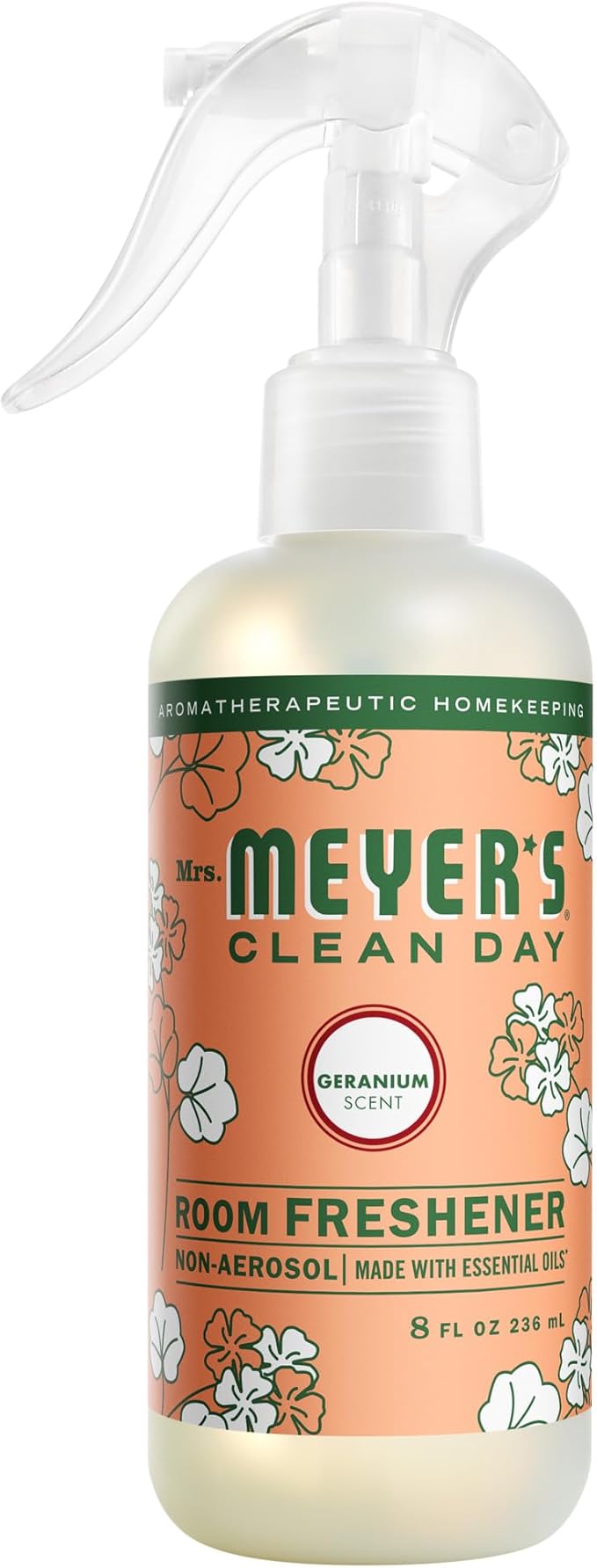 MRS. MEYER'S CLEAN DAY Room Spray, Geranium Scent, 8 Fl Oz Bottle
