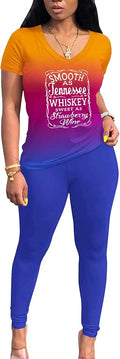 Lounge Sets for Women 2 Piece Summer Casual Jogger Workout Outfits Short Tops Long Pant Sweat suit leggings set