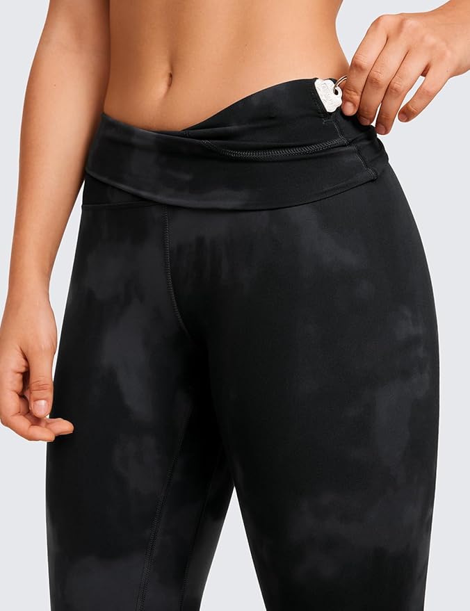 CRZ YOGA Butterluxe Super High Waist Leggings 28" - Full Length Buttery Soft Womens Yoga Pants Over Belly