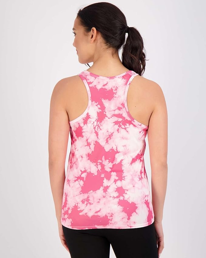 Real Essentials 5 Pack: Women's Racerback Tank Top Dry-Fit Athletic Performance Yoga Activewear (Available in Plus Size)