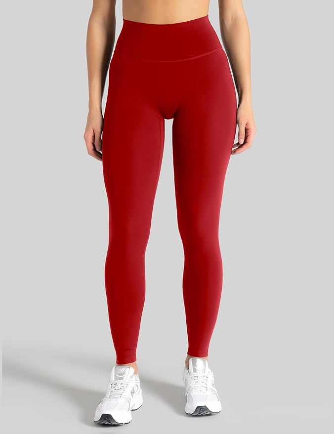 Unthewe Naked-Feel No Front Seam Leggings for Women - High Waisted Buttery Soft Workout Yoga Pants 25"