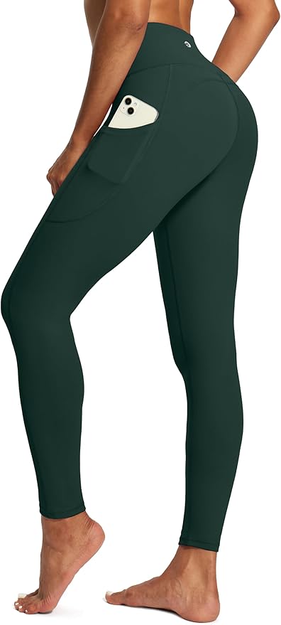 IUGA High Waist Yoga Pants with Pockets, Leggings for Women Tummy Control, Workout Leggings for Women 4 Way Stretch