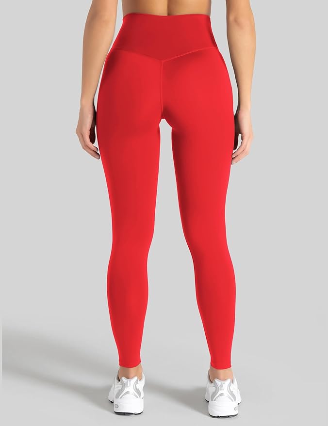 Unthewe Naked-Feel No Front Seam Leggings for Women - High Waisted Buttery Soft Workout Yoga Pants 25"