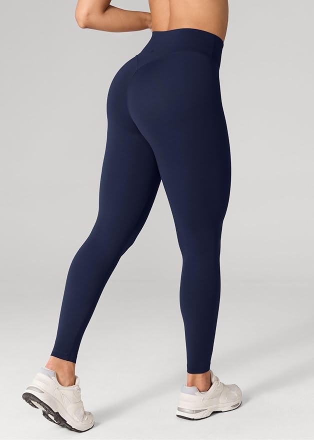 UNISSU Hugcurve No Front Seam High Waisted Workout Leggings for Women Buttery Soft Yoga Pants Gym Athletic Tights - 25''
