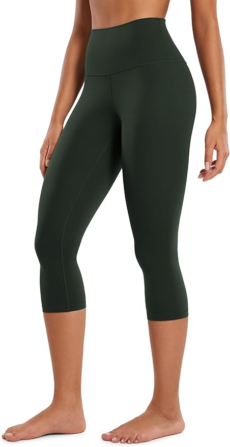 CRZ YOGA Butterluxe Yoga Capris Leggings 19'' - High Waisted Workout Buttery Soft Athletic Lounge Womens Crop Pants
