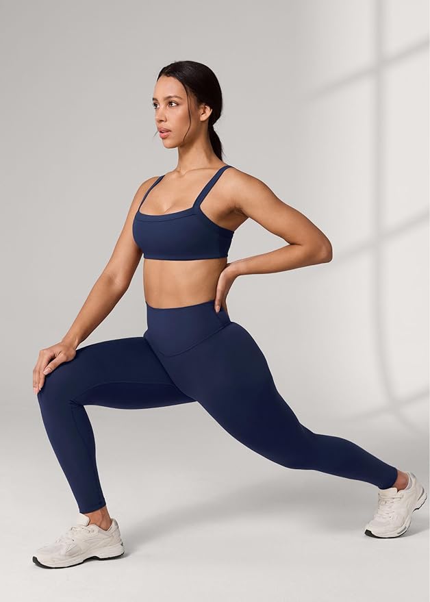 UNISSU Hugcurve No Front Seam High Waisted Workout Leggings for Women Buttery Soft Yoga Pants Gym Athletic Tights - 25''