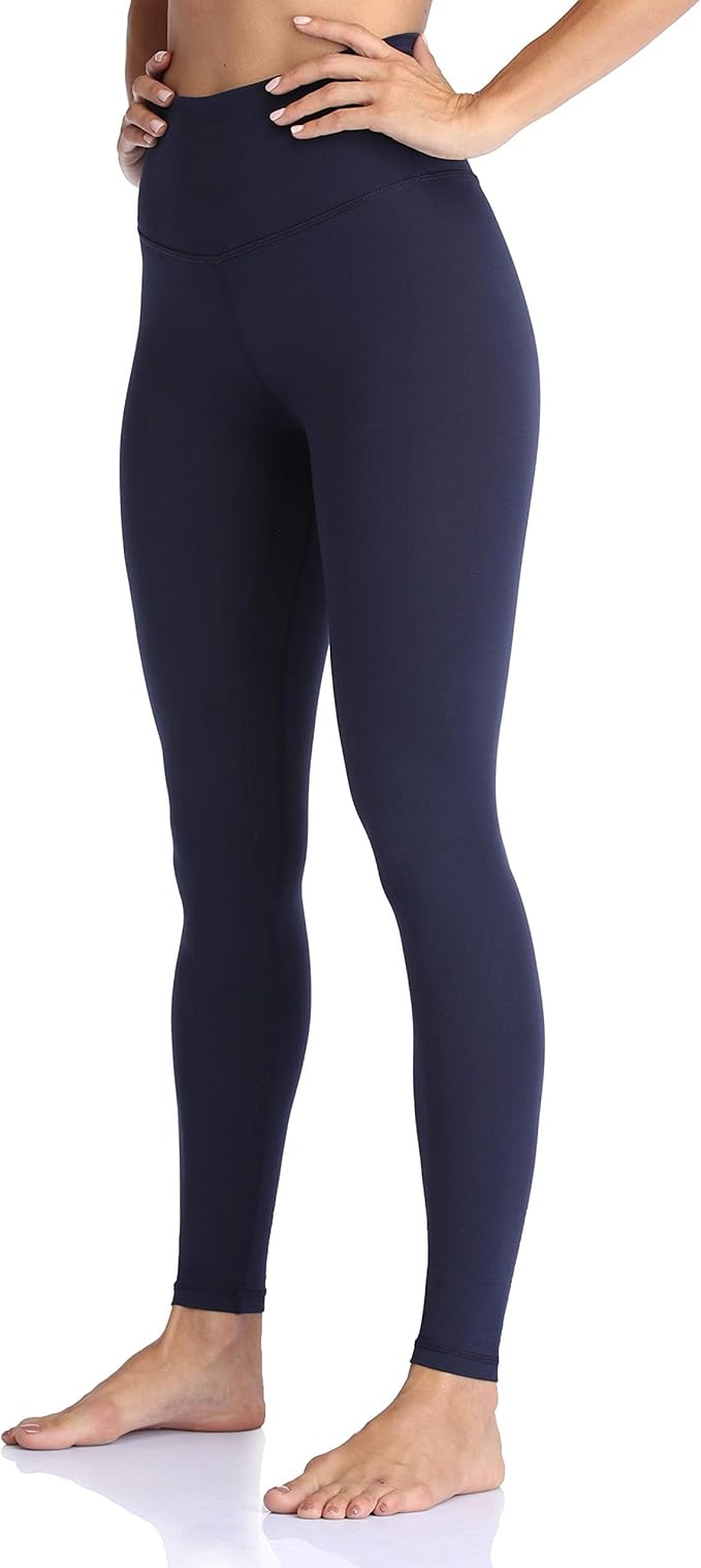 Colorfulkoala Women's High Waisted Tummy Control Workout Leggings Full Length Ultra Soft Yoga Pants 28"