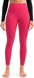 Colorfulkoala Dreamlux No Front Seam Leggings for Women 25"/28" Inseam, High Waisted Buttery Soft Yoga Pants