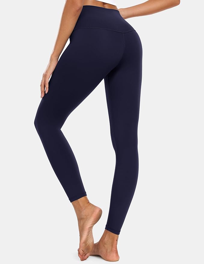 Colorfulkoala Women's High Waisted Tummy Control Workout Leggings 7/8 Length Ultra Soft Yoga Pants 25"