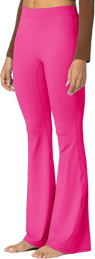 Sunzel Flare Leggings, Crossover Yoga Pants with Tummy Control, High-Waisted and Wide Leg