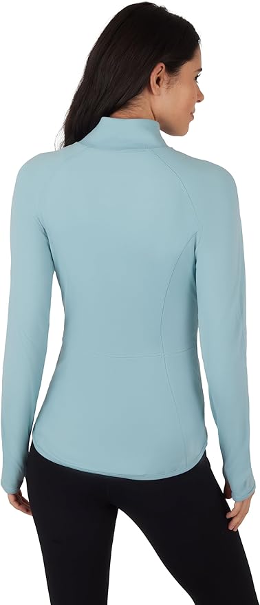 Yogalicious Womens Ultra Soft Lightweight Full Zip Yoga Jacket with Pockets