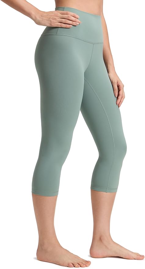 CRZ YOGA Butterluxe Yoga Capris Leggings 19'' - High Waisted Workout Buttery Soft Athletic Lounge Womens Crop Pants