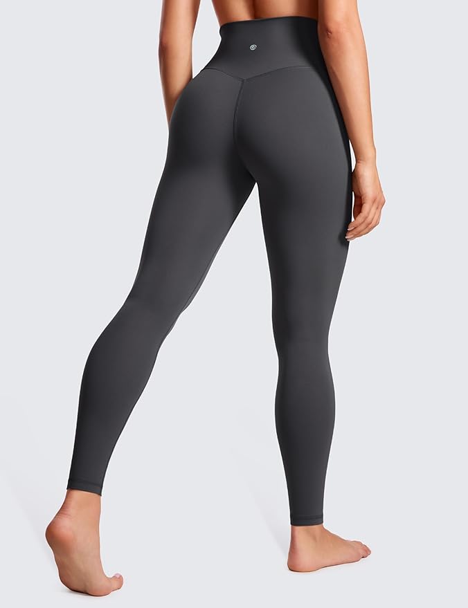 CRZ YOGA Butterluxe Crossover Waist Leggings 28" - Criss Cross Full Length Workout Athletic Womens Yoga Pants