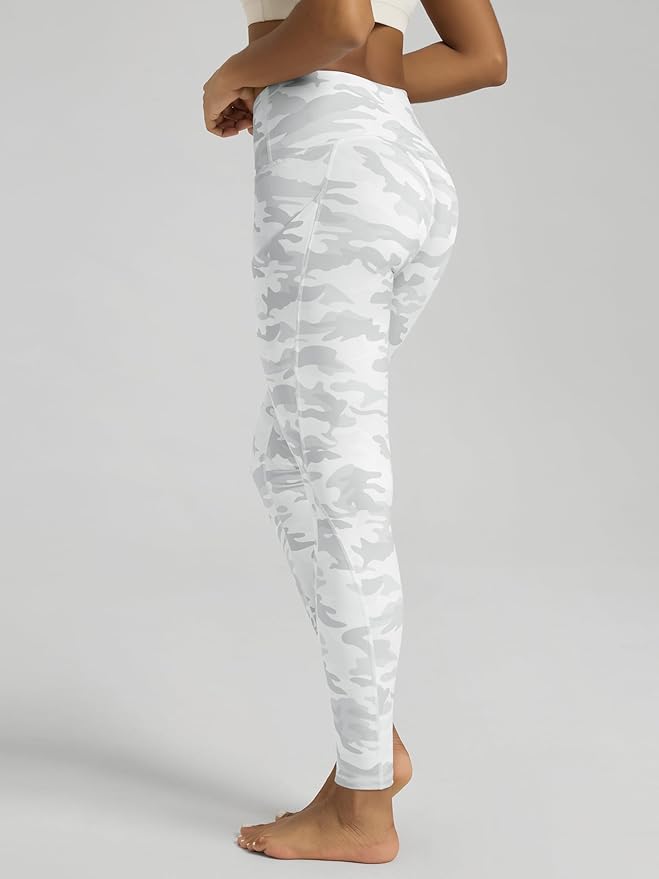ODODOS Women's High Waisted Yoga Leggings with Pockets, Tummy Control Non See Through Workout Athletic Running Yoga Pants