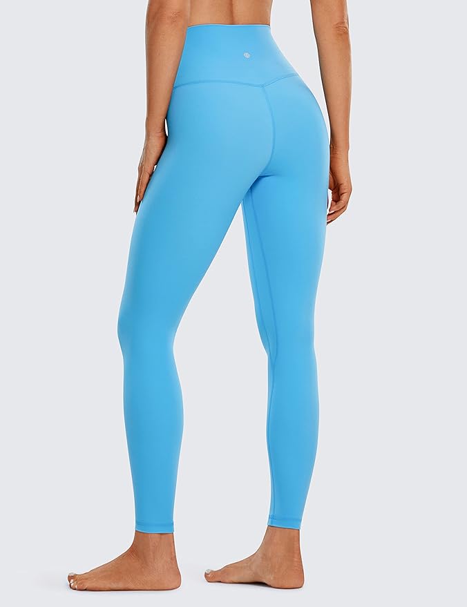 CRZ YOGA Brushed Naked Feeling Workout Leggings 25" - High Waisted Gym Compression Tummy Control Womens Yoga Pants