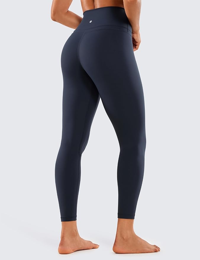 CRZ YOGA Naked Feeling Workout Leggings 25'' - High Waist Yoga Training Tight Womens Pants