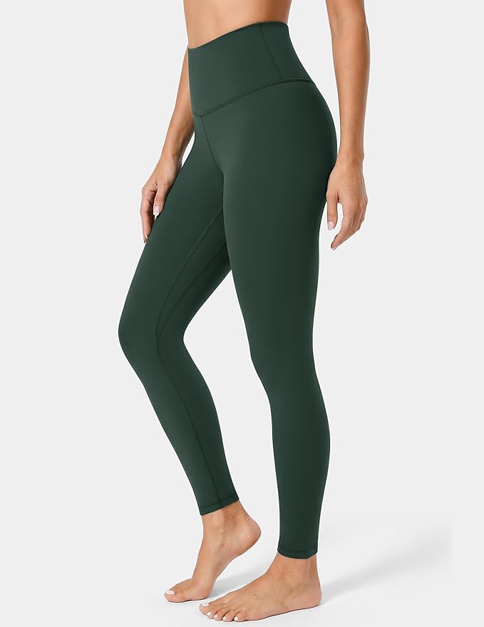 Colorfulkoala Women's High Waisted Tummy Control Workout Leggings Full Length Ultra Soft Yoga Pants 28"