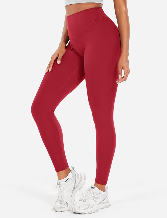 YEOREO Workout Leggings for Women Hidden Scrunch Tummy Control Leggings Agathia High Waisted Gym Yoga Pants