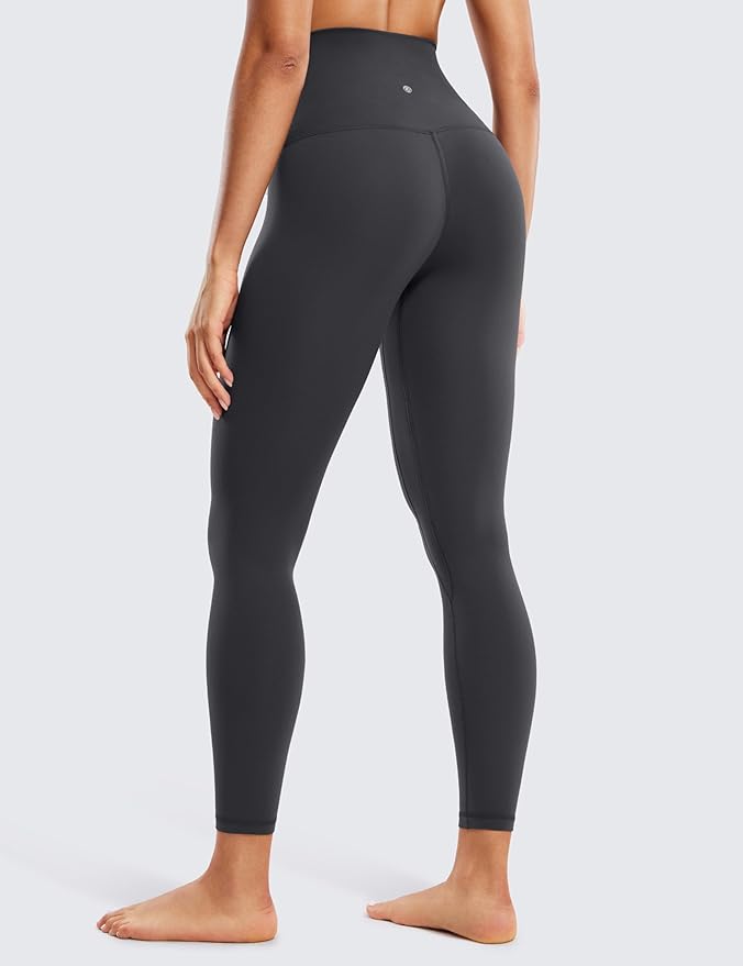 CRZ YOGA Butterluxe Super High Waist Leggings 25"- Buttery Soft Womens Yoga Pants Workout Over Belly