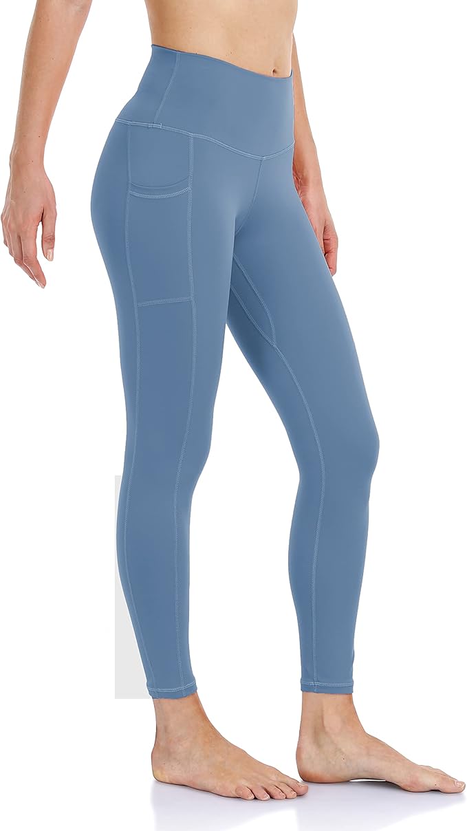 Colorfulkoala Women's High Waisted Yoga Pants 7/8 Length Leggings with Pockets