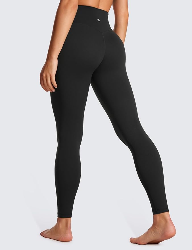 CRZ YOGA Butterluxe Crossover Waist Leggings 28" - Criss Cross Full Length Workout Athletic Womens Yoga Pants
